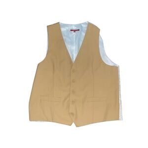 Statement Mens Suit Button up Vest Lined Wedding Evening Business Professional